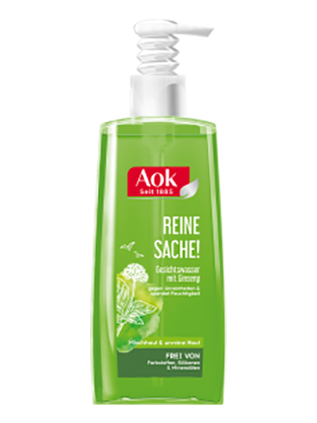 Aok Facial Toner </br>تۆنەری ڕوخسار بۆ پيستی تيکەڵ و چەور