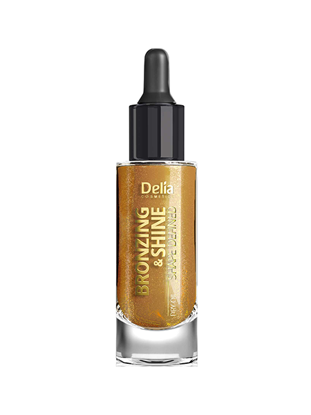 Delia BRONZING & SHINE DRY OIL </br> بڕۆنز و ڕۆنی وشك بۆ پێست وقز